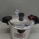 T-fal Pressure Cooker Aluminum Pressure Canner, 22 Quart, 3 PSI Settings, Cookware, Pots and Pans, Large Capacity, Cooling Racks, Recipe Booket, Canning Vegetables, Meats, Poultry, Seafood, Silver