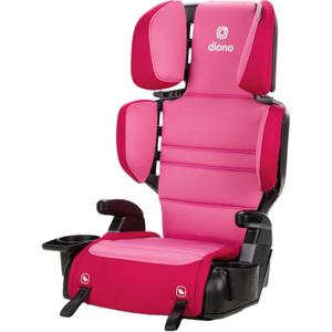 Diono Connect3 RXT 2-in-1 High Back Booster, Slim Fit 3-Across in Many Mid-Sized Sedans and SUVs, for Children from 40-120 lbs., Lightweight with Latch, Pink Cotton Candy Diono Connect3 RXT 2-in-1 High Back Booster, Slim Fit 3-Across in Many Mid-Sized Sedans and SUVs, for Children from 40-120 lbs., Lightweight with Latch, Pink Cotton Candy