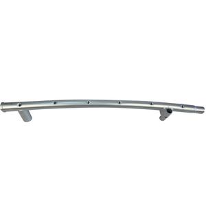 Ultima 5 15ft x 10ft Rectangular Trampoline Part Number 26 - Curved Top Rail with Leg Socket and Pole Socket (Left)