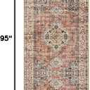 Lahome Oriental Kitchen Runner Rug Non Slip, 2x8 Runners for Hallways