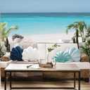 Ashler 3D Throw Pillows Shell Shaped Accent Throw Pillow, Soft Velvet Insert Included Cushion for Couch Bed Living Room, Pack of 1, Light Blue, 14 X 11 inches