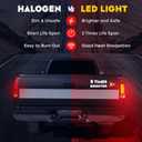 LED Tail Lights Assembly + 3rd Third Brake Cargo Lamp Fit for Chevy & GMC C/K 1500 88-99, C/K 2500 3500 88-00, for Chevy Silverado 94-98, Blazer 92-94, Smoked Lens Rear Taillight