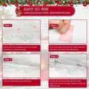 2 x Large Christmas Decorations Calendar Sign, Christmas Advent Calendar Cardboard Cutout Standup for Xmas Home Indoor Decor