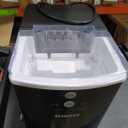 Igloo Electric Countertop Ice Maker Machine - Automatic and Portable - 33 Pounds in 24 Hours - Ice Cube Maker - Ice Scoop and Basket - Ideal for Iced Coffee and Cocktails - Black