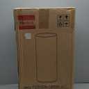 Kante 23.6 Inch Tall Cylindrical Planter, Large Round Plant Pots with Drainage Hole, Made with Concrete, Suitable for Indoor Outdoor Plants, Home Decor, Weathered Concrete