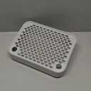 SpaceTime Elevated Cat Litter Mat for Litter Box,Trapping Litter Ramp/Steps for Floor Indoor,Washable Easy Cleaning Cat Pad with Filter Function,Suitable for Kitty & Senior Cats (Grey-Incline Shape)