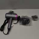 slopehill Professional Ionic Hair Dryer, Powerful 1800W Fast Drying Low Noise Blow Dryer with 2 Concentrator Nozzle 1 Diffuser Attachments for Home Salon Travel