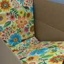 RSH DECOR Deep Seating Foam Cushion Set | 23.5 x 25 Seat | All-Weather Spun Fabric | Water & Fade-Resistant | Made in USA | Outdoor Chair Cushions for Patio Furniture (Gregoire Fresco)