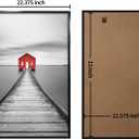 ELSKER&HOME 22.375 x 34 Poster Frame 3 Pack, Black Picture Frame for Horizontal or Vertical Wall Mounting, Sturdy and Scratch-proof