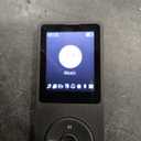 128GB MP3 Player with Bluetooth 5.2, Portable Black Music Player for Kids with Built-in HD Speaker, FM Radio, Voice Recorder, Earphones Included