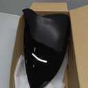 1 Pair Rearview Mirror Cover Left Right Side Mirror Covers Caps for VW Golf MK7 7.5 GTI 7 Golf 7 R (Black-2)