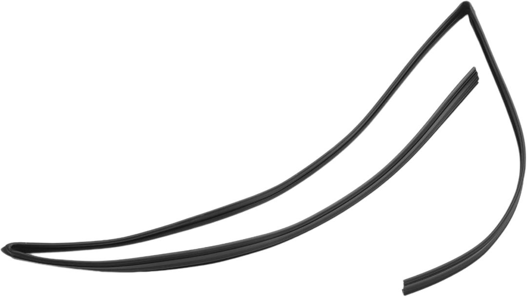 Motoforti Door Window Run Channel Seal, Weatherstrip Glassrun Channel Seal Strip, for Toyota Corolla 2004-2013, Rubber, Front Right, No.6814112511, Black, 1 Pc