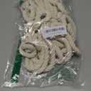 Cotton Rope, Black Cotton Cord, 3 Strand Twisted Macrame Cord (Beige, 10mm x 32 Feet)