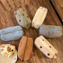 Cosmetic Bags for Women - 3PCs Corduroy Cosmetic Bag Aesthetic Women Handbags Purses Smile Dots Makeup Organizer Storage Makeup Bag Girls Case Bags (3Pcs green)