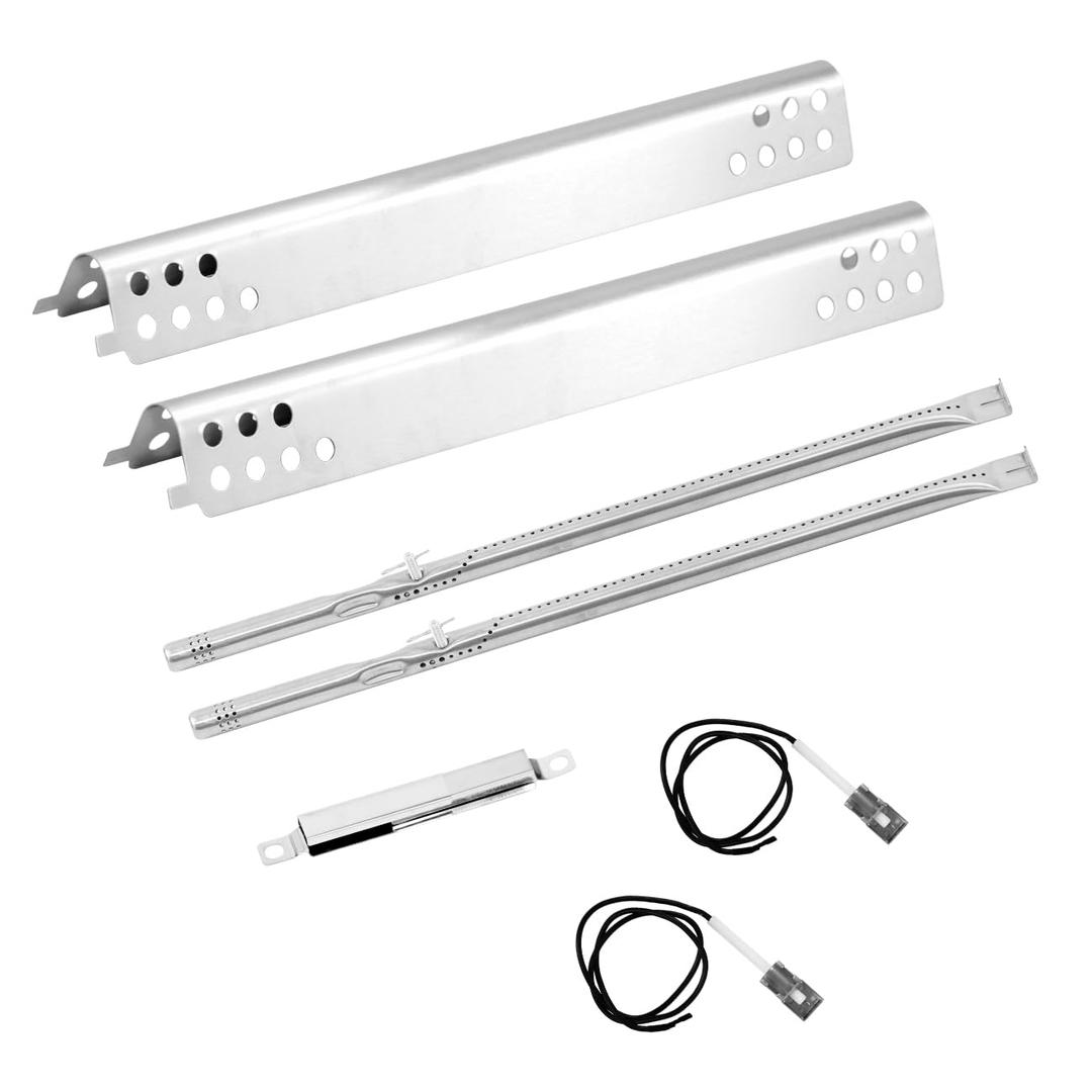 Grill Repair Parts for Charbroil Performance 2 Burner 463625217 463625219 463673519 463673517 463275517 Grill, G470-5200-W1 Heat Plates G470-0004-W1 Burner for char-broil 463625217 Replacement Parts