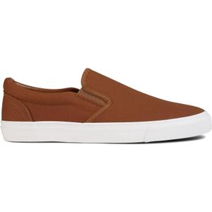 Men's Sneakers Classic Low Top Slip On Shoes Wide Canvas Skate Loafers Sneakers with Soft Insole Causal Dress Shoes for Men Comfortable Walking Shoes Slip on Sneakers for Men (9, Brown)