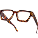 LIVHO Glasses for Women - Computer Glasses 99% Blue Light Blocking - Fashion Rectangle TR90 Frame Eyeglasses
