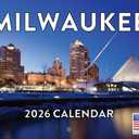 Milwaukee Calendar 2026 Wall 12 Month Monthly WI Scenic Souvenirs Themed Gifts | American Made In The USA