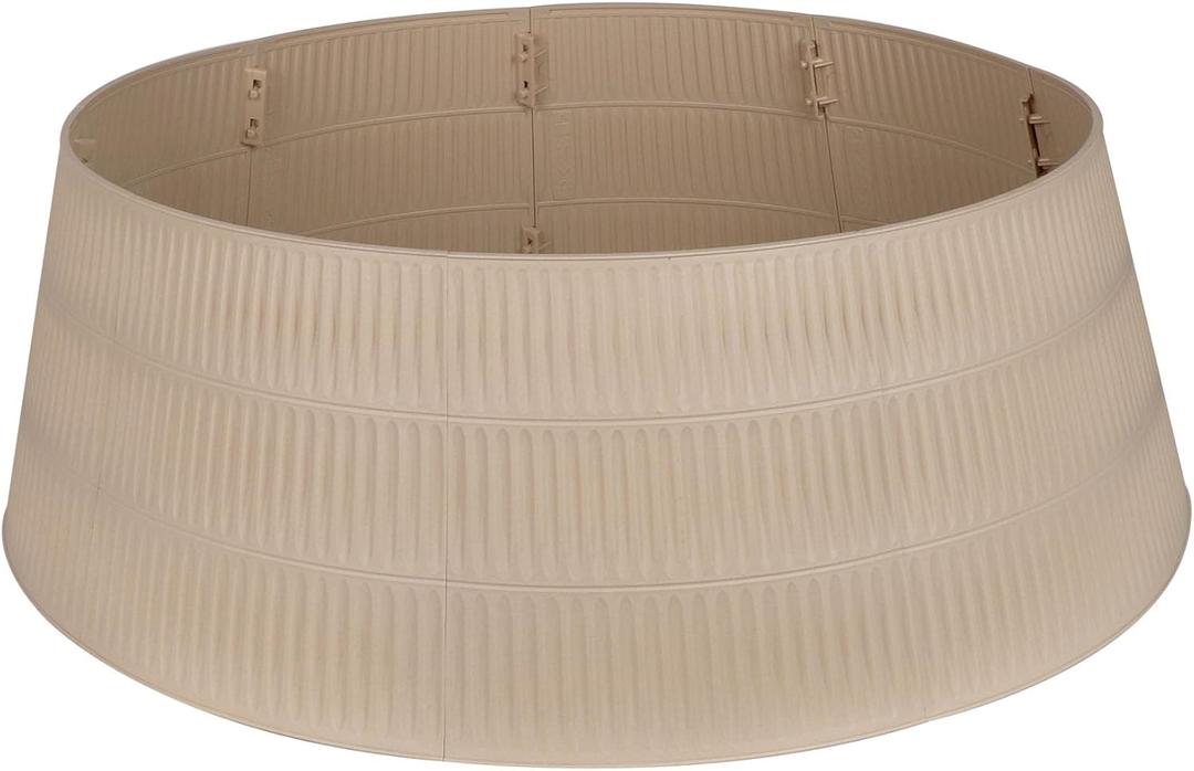 Large Christmas Tree Collar Ivory Cream Tree Skirt