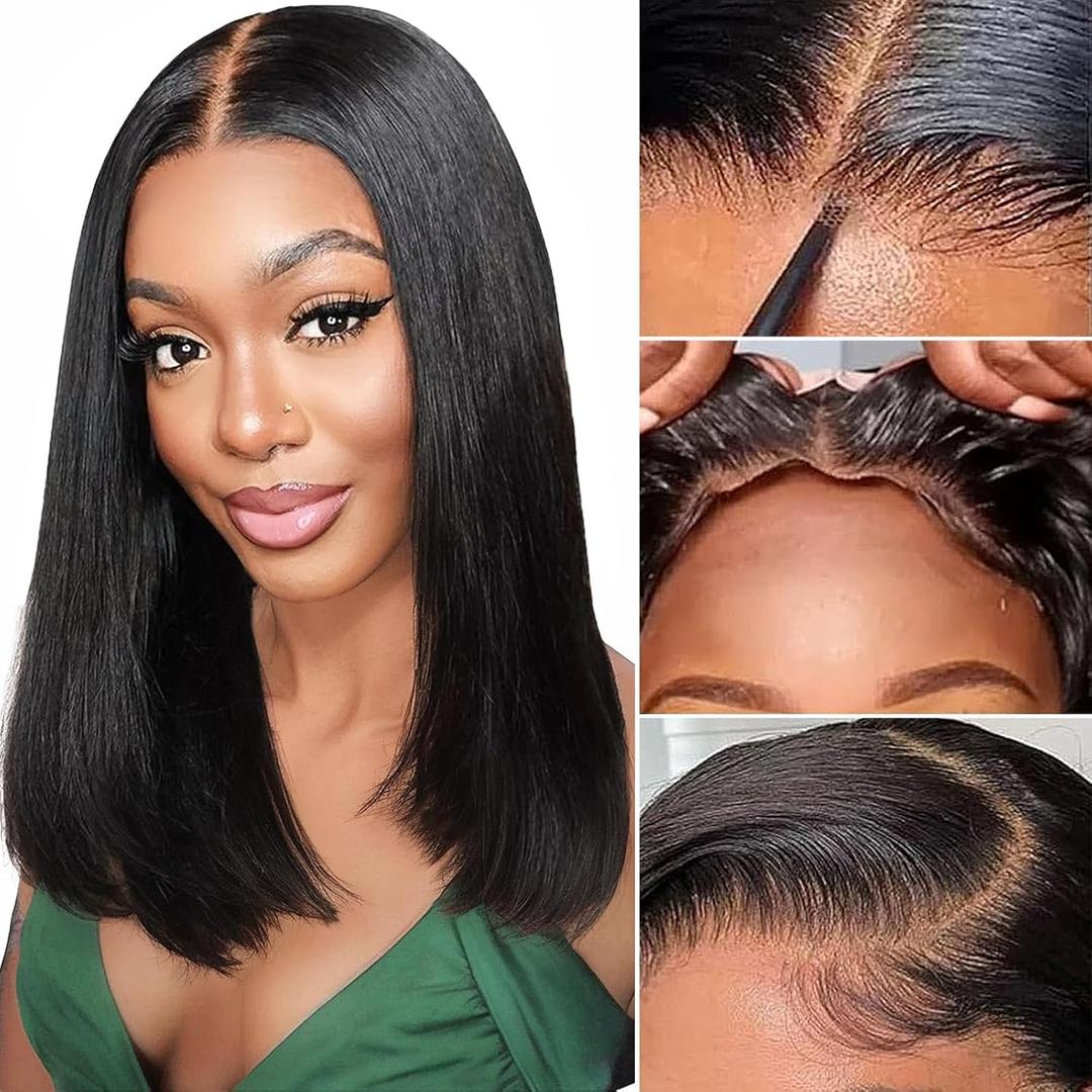 Wear and Go Glueless Wig Bob Wig Human Hair1167 Wear and Go Glueless Wig Bob Wig Human Hair1167