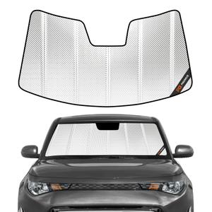 Pigenius Windshield Sun Shade for Kia Soul Wagon 2020-2025, Reflective Aluminum Film Front Window Sunshade