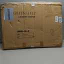 Greenstell Laundry Hamper with lid, No Install Needed, 110L Wicker Laundry Baskets Foldable 2 Removable Liner Bags, 2 Section Clothes Hamper Handwoven Rattan Laundry Basket with Handles, Natural