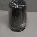 5 Pack Black Chandelier Shades, 4" Top x 6" Bottom x 6" High Barrel Lamp Shade, 4x6x6 Inch Linen Fabric, Perfect Fit for 5-Light Pendant Light Wall Sconce, Clip On Bulb E12 Socket(Set of 5)