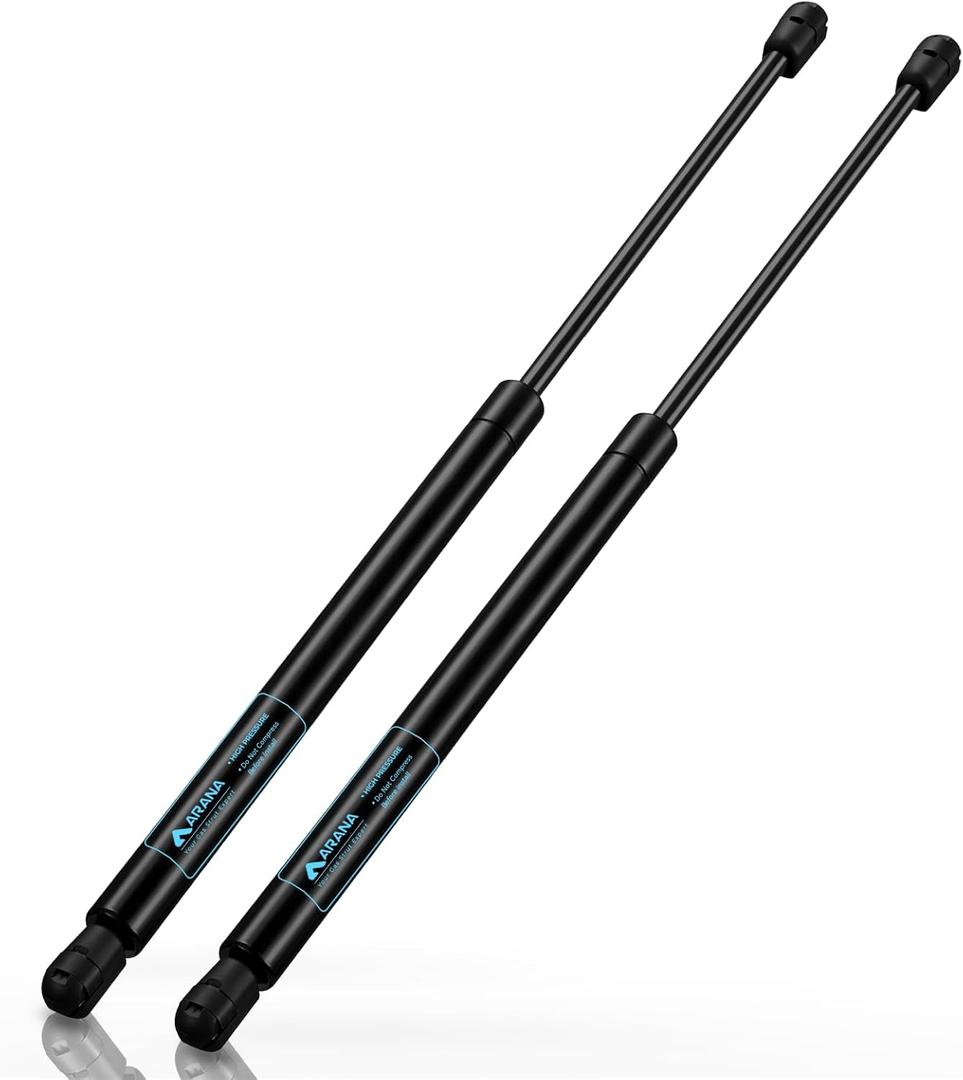 ARANA SE244P30EZ10 Gas Struts 24 inch, 24 inch 30LB/134N Gas Shock, SE24OTHER30 24" 30Lb Gas Struts for Light-Duty Door RV Door Trap Door Floor Hatch(Fit 24-33lbs Lid), 2Pcs