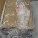 Wood Nightstand with Charging Station, Bedside Table with Fluted Drawers and Outlet, Boho Night Stand for Bedroom, Living Room, Office (Rustic Walnut)