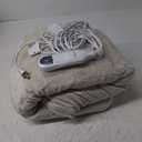 Bedsure Electric Blanket Full Size - Soft Flannel Heated Blanket, Fast Heating with 10 Time Settings & 6 Heat Settings, Warm Gift for Grandma (72x84 inches, Cream)