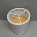 Meolibour Extra Large Porcelain Like Kitchen Cooking Utensil Holder, 360 Rotating Utensil Crock, 7.2" Unbreakable for Countertop, for Farmhouse Kitchen Decor with Rotatable and Detachable Base