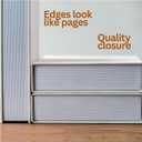 Tadome Fake Books for Decoration & Hidden Storage - Set of 3 'Positive Mind, Vibes & Life' White PU Leather Decorative Book Boxes for Coffee Table Aesthetic, Modern Bookshelf Decor Accents