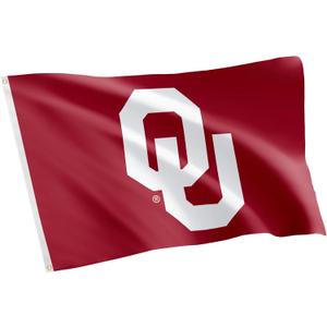 Desert Cactus University of Oklahoma UO Flag - 3 x 5 Feet Sooners Banner, Indoor/Outdoor Durable Fabric, 100% Polyester Design (Style C)