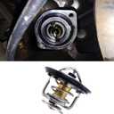 Car Thermostat, High Performance Thermostat, Automotive Replacement Engine Thermostats, Auto Engine Coolant Thermostat Compatible with Honda Civic CRV CRZ, Replaces #19301-PAA-306, 19301-PLC-315