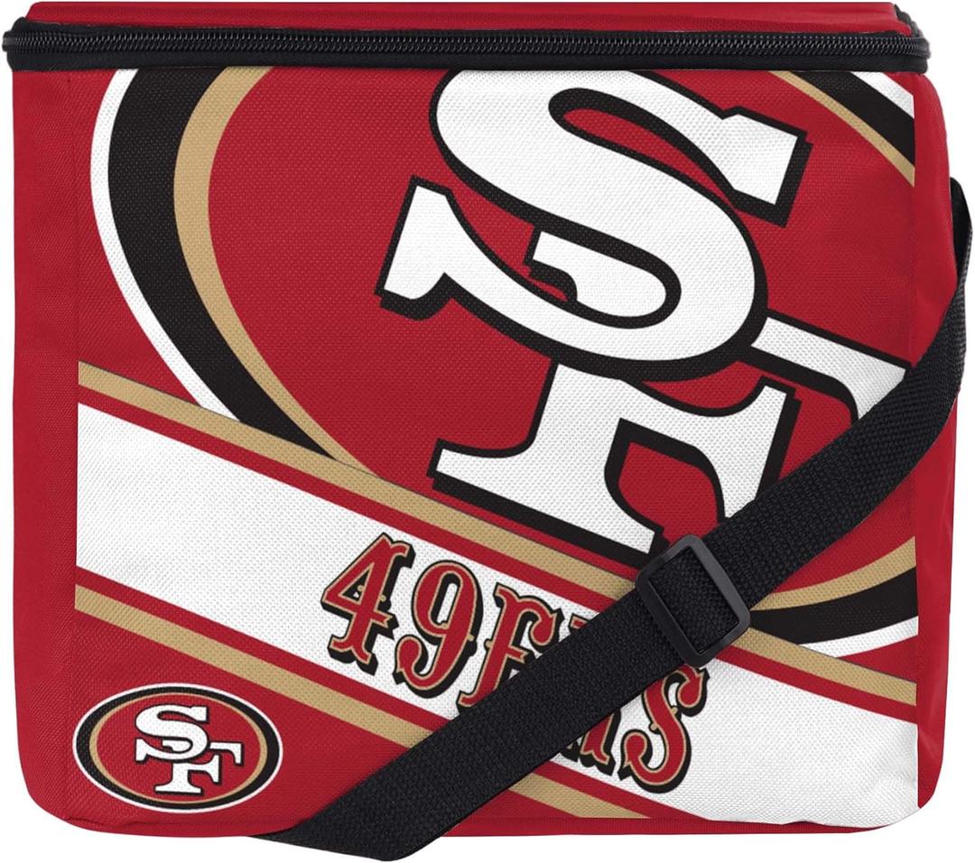 FOCO NFL Big Logo Stripe 12 Pack Cooler (One Size, Team Color)