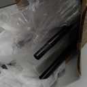 Partition Curtain Rod, U-Shape Room Divider, Metal Support Wall Mounted Privacy Partition Rod, Curtains DIY (Black, 6.56ft)