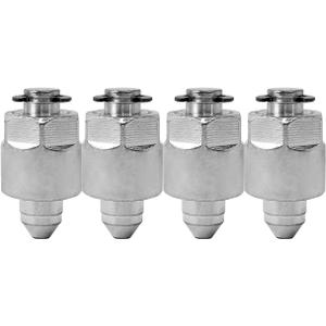 18mm Diesel Common Rail Fuel Injector Block-Off Tool M18 Cap Compatible with 2007-2018 Dodge Cummins 6.7L and 2006-2011 Chevy GMC Duramax 6.6L LBZ LMM (4PCS)