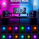 Rechargeable Wall Lights, Battery Operated Wall Sconce Set of 2, 7500mAh, Dimmable, Remote Control, Timer, Magnetic Bulb, 3 Color Temps, RGB, Wireless Wall Lamps, for Bedroom Living Room Hallway Decor