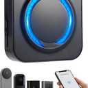 Smart WiFi Wireless Doorbell Chime for Ring,Blink,Google Nest - No Wiring,No Range Limits,No Subscription, Work with Alexa, 58 Chimes, 5 Volume, Easy to Setup, Ideal for Multi-Story Houses & Villa (Black)