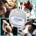 Bedpan Set with 30 Absorbent Pads Gel and 30 Disposable Liners, Bed Pan for Elderly Females Women, Bedpan with Liners for Men Male