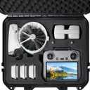 CYNOVA Waterproof Hard Case for DJI Flip and RC2/RC/RC-N3/N2/N1, Support 7 Batteries and Other DJI Flip Accessories [CASE ONLY], 927.28 cubic inches