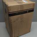 Yoobure Tree Bookshelf - 6 Shelf Retro Floor Standing Bookcase, Tall Wood Book Storage Rack for CDs/Movies/Books, Utility Book Organizer Shelves for Bedroom, Living Room, Home Office, Rustic Brown