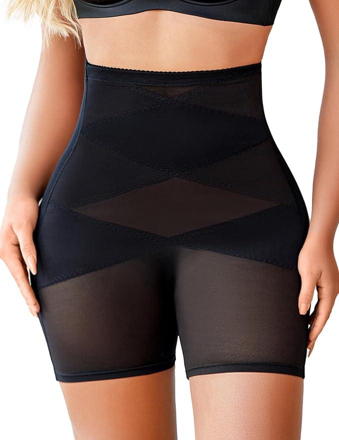 Avidlove Shapewear for Women Tummy Control Body Shaper Shorts High Waist Thigh Slimmer Panties L