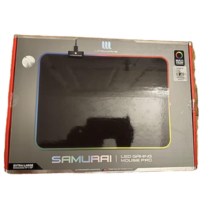 LIFEWORKS Samurai LED Gaming Mouse PAD Multicolor Illumination