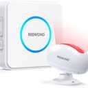 Motion Sensor Door Chime, Wireless Motion Detector Alarm Indoor, Business Entry Alert Bell with Buzzer, Doorbell for Home/Garage Door/Store, USB/Battery Powered