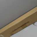 MR.DANCE 2" Cordless Faux Wood Blinds for Indoor Windows, Extra Wide Size, 54"W x 48"H, Black