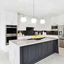 3 Lights Kitchen Island Lighting with Milk Glass Shade, Modern Chandelier, Brushed Nickel Chandelier for Dining Room Light Fixture, Hanging Farmhouse Pendant Lighting for Over Island Over Table Bar
