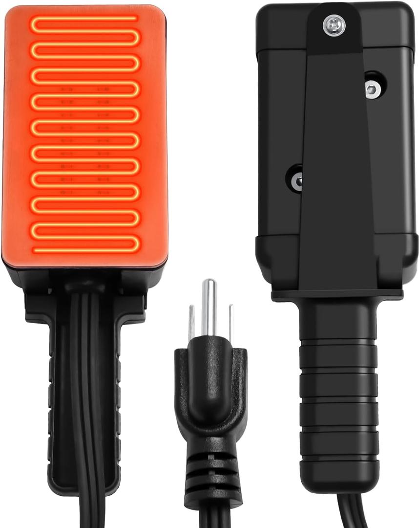 200 Watt 1155 1155X Magnetic Heater for Heating Small Engines, Tractors, Trucks, Cars, Engine Heaters, 110/ 120V 300-400 Degrees 8 Sq. Inch Surface-Thermostat Control