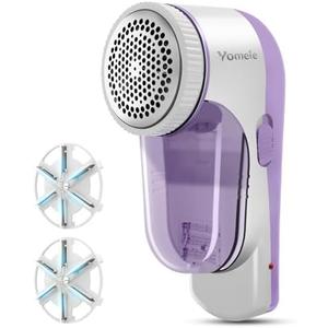 Fabric Shaver, Rechargeable Sweater Shaver, Lint Shaver with 6-Leaf Blades, Electric Lint Remover for Clothes & Furniture, Couch Pilling Remover Depiller for Removing Fuzz, Lint, Pills, Bobbles