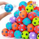 32PCS Fidget Spinner Soccer Balls Sports Valentine Party Favors Bulk for Kids 4-8 8-12 Birthday Goodie Treat Bag Stuffers Classroom Treasure Toys Carnival Prizes Pinata Fillers Mini Return Gifts